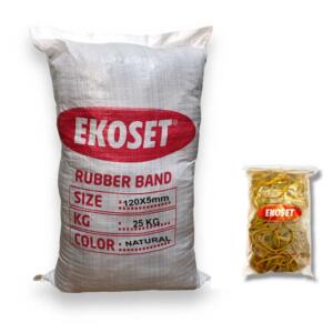 Kauçuk Kalın Paket Lastiği 120x5mm 25 Kg