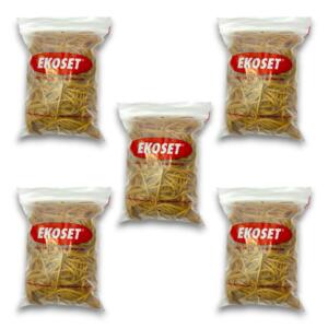 Kauçuk Geniş Paket Lastiği 180x3mm 500 Gram 5li Paket