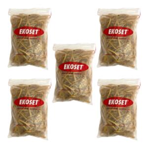 Kauçuk Kalın Paket Lastiği 15cm x 5mm 500 Gram 5li Paket