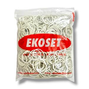 500 Adet Beyaz Küçük Paket Lastiği 40mm