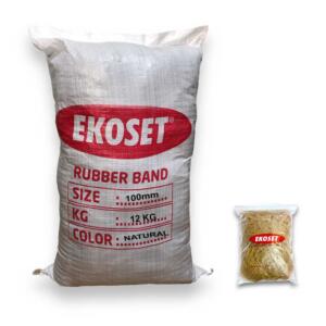 100mm Kauçuk Paket Ambalaj Lastiği 100'lük 12Kg Koli