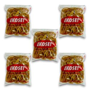 100mmx5mm Geniş Kauçuk Paket Ambalaj Lastiği 500 Adet