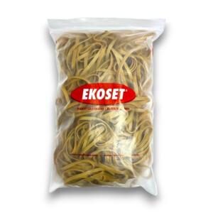 180mmx6mm Geniş Kauçuk Paket Ambalaj Kasa Lastiği 1Kg (180x6)