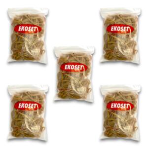 220mmx5mm Geniş Kauçuk Paket Ambalaj Kasa Lastiği 500 Adet (220x5)