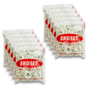 40mm Beyaz Kauçuk Paket Ambalaj Lastiği 10.000 Adet