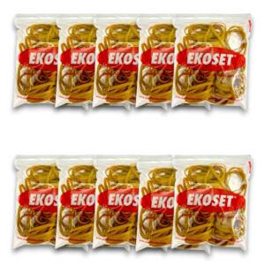 70mmx5mm Geniş Kauçuk Paket Ambalaj Para Lastiği 1.000 Adet (70x5)