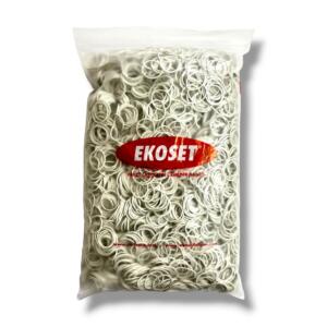 40mm Beyaz Kauçuk Paket Ambalaj Para Lastiği 1Kilogram