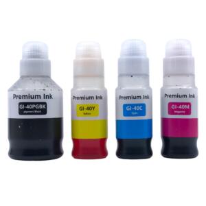 Canon G5040 G6040 G7040 GI-40 Uyumlu 4 Renk Mürekkep