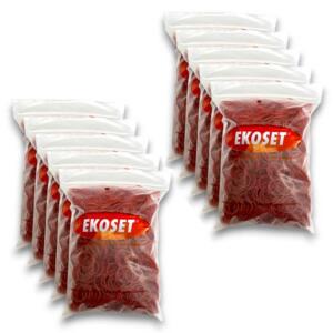 40mm Kırmızı Kauçuk Paket Ambalaj Lastiği 10.000 Adet