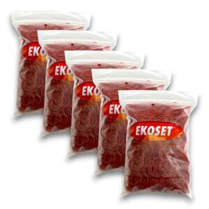 40mm Kırmızı Kauçuk Paket Ambalaj Lastiği 5.000 Adet