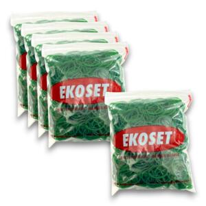 40mm Yeşil Kauçuk Paket Ambalaj Para Lastiği 5.000 Adet