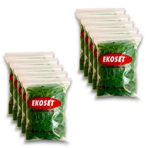 70mm Yeşil Kauçuk Paket Ambalaj Para Lastiği 10.000 Adet