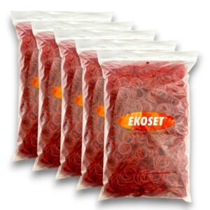 Küçük Kırmızı Paket Lastiği 40mm 5 KG