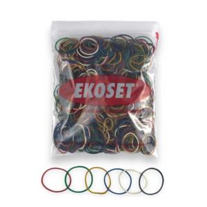 Renkli Kauçuk Toka Lastiği Karışık 6 Renk 40mm 1000 Adet
