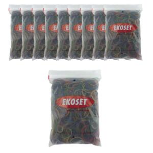 Renkli Para Lastiği Karışık 4 Renk 70mm 10.000 Adet